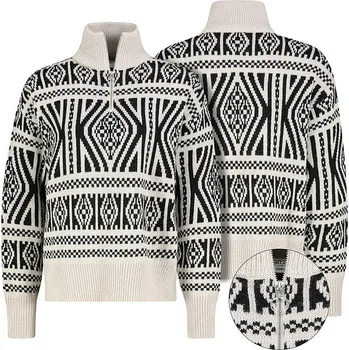 Dámský svetr Eight2Nine Creme/ Schwarz 3883967 S