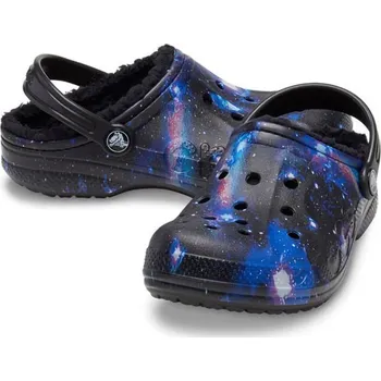 Dívčí pantofle Crocs Schwarz/ Blau/ Lila 2235217 28.5