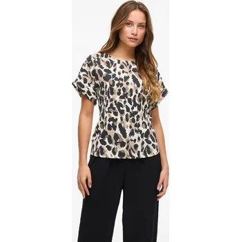 Tričko Vila Hellbraun/ Creme 1552644 36