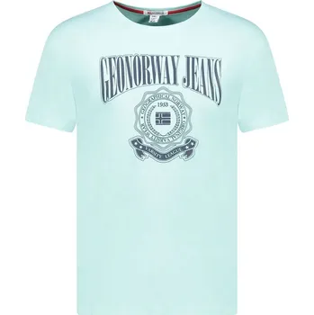 Pánské tričko Tričko Geographical Norway Mint 9487754 S