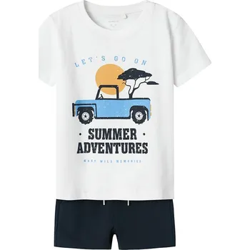 Chlapecké tričko Tričko name it Weiß/ Schwarz 889029 92