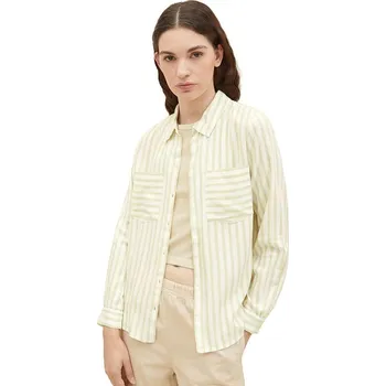 Dámská košile Košile Tom Tailor Hellgrün/ Weiß 4963314 XL