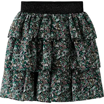 Dívčí kraťasy name it Schwarz/ Grün 672420 128