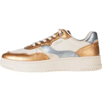 Dámská obuv Tenisky s.Oliver Weiß/ Hellblau/ Hellbraun 7099795 37