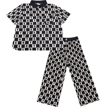 Dámské pyžamo DKNY Navy Chk 1217465 16 (XL)