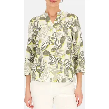 Dámské tričko Gerry Weber Khaki/ Weiß 7757151 40