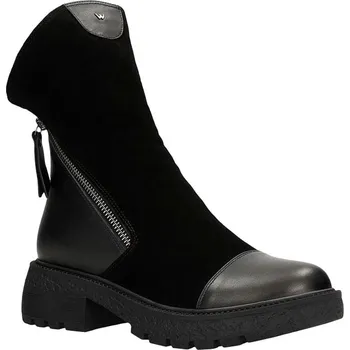 Dámské kozačky Boty Wojas Schwarz 5767575 37