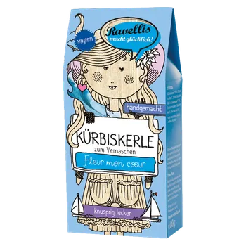 Sušené ovoce Ravellis Dýňová semínka hořká čokoláda a sůl 80 g bio BIO VEGAN Množství: 1 ks