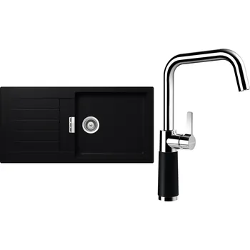 Kuchyňský dřez Set Schock S2-8 (dřez Signus D-100L Puro + baterie SC-530 Puro)