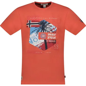 Pánské tričko Tričko Geographical Norway Rostrot 8514219 XXL