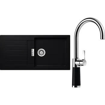 Kuchyňský dřez Set Schock S2-6 (dřez Signus D-100L Puro + baterie SC-520 Puro)