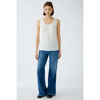 Dámské tričko Oui Weiß 5636142 40