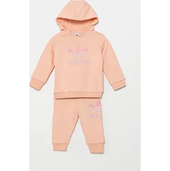 Sportovní oblečení Dětská tepláková souprava adidas Originals JC6591 oranžová 20A, vel. 62