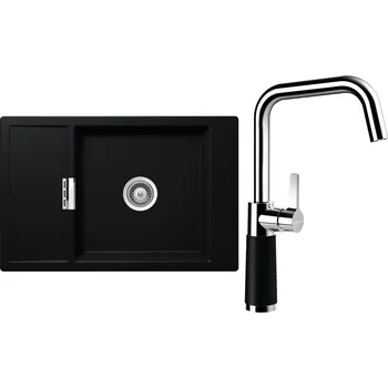 Kuchyňský dřez Set Schock S4-8 (dřez Mono D-100XS Puro + baterie SC-530 Puro)