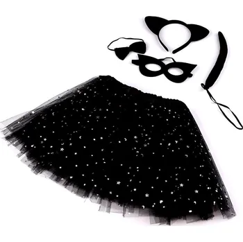 Karnevalový kostým Karnevalový kostým - kočka, barva 2 černá