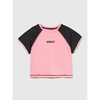 Dívčí tričko Tričko Sisley Rosa 4541992 160