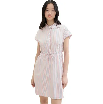 Dámské oblečení Šaty Tom Tailor Blau/ Rot/ Weiß 5201477 XL