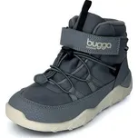 dětské zimní barefootové boty s membránou BUGGA CHRIS Gray B00190-09 - 27