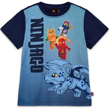 Chlapecké tričko Tričko LEGO Dunkelblau/ Orange 1697152 98