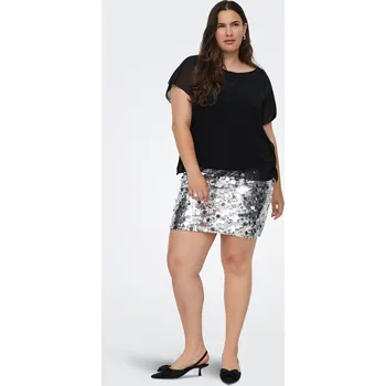 Dámské tričko ONLY Carmakoma Schwarz 5246673 52