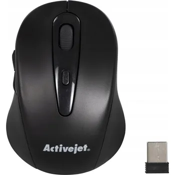Myš Activejet AMY-213 Bezdrátová myš USB (optická; 1600 DPI; černá)