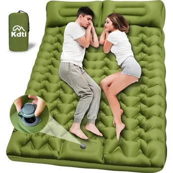 Karimatka TURISTICKÁ SAMONAFUKOVACÍ PODLOŽKA PRO 2 OSOBY, ODOLNÝ NYLON 40D, 200x140x10 CM