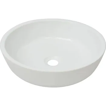 Umyvadlo na desku kulaté VidaXL 5907218666965 42 cm bílé