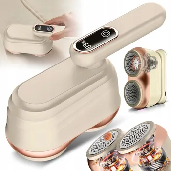 ODŽMOLKOVAČ NA OBLEČENÍ ČALOUNĚNÍ SVETRŮ SILNÝ PŘENOSNÝ STROJEK SKLÁDACÍ USB