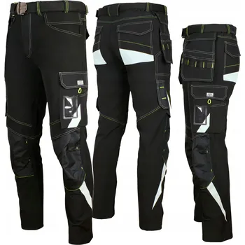 Pracovní obuv Pracovní kalhoty do pasu ELASTICKÉ STRETCH SLIM Classic 4Dynamic montérské 52