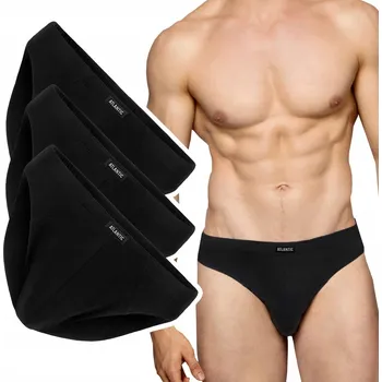 Slipy Pánské slipy Atlantic 3BMP-322 slipy bavlněné 3-BALENÍ - L