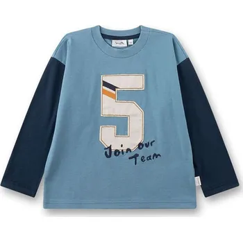 Tričko Sanetta Kidswear Hellblau/ Dunkelblau 393847 128