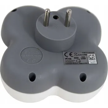 Elektrická zásuvka Elektrický Rozbočka Esperanza se 4 zásuvkami