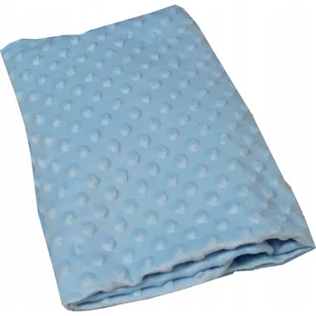 Prostěradlo PROSTĚRADLO S GUMOU MINKY DO POSTÝLKY 120X60 NA MATRACE MODRÉ