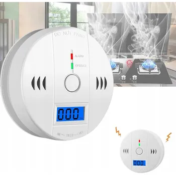 Zabezpečovací technika DETEKTOR OXIDU UHELNATÉHO BEZDRÁTOVÝ LCD DETEKTOR CO LCD HLÁSIČ