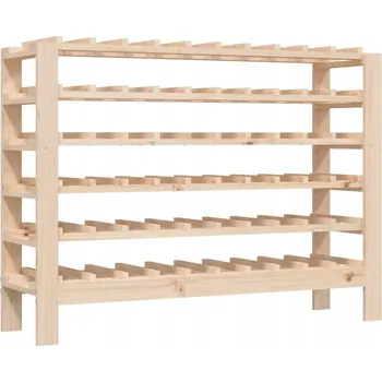 Stojan na víno VidaXL Stojan na víno, 109,5x30x82 cm, masivní