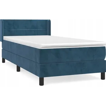 Postel Postel s designem dřeva VidaXL 100x200 cm bílá