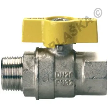 Ventil EFFEBI - Itálie | Kulový kohout ATHENA (ventil) na plyn s motýlem MF (plynový) - 3/4" 4213