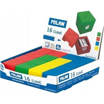 Ořezávátko Ořezávátko na tužky CUBIC 16 KUSŮ Ořezávátko MILAN Kapesní