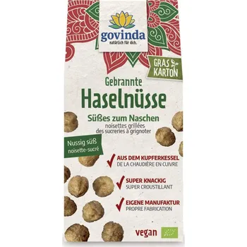 Govinda Pražené lískové ořechy 100g bio BIO VEGAN BEZLEPEK Množství: 1 ks