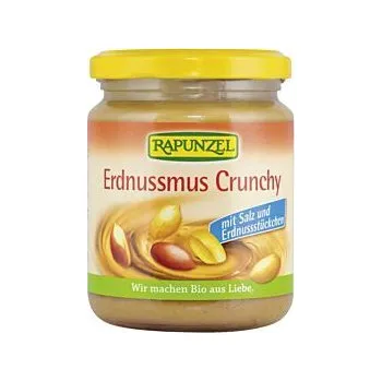 Rapunzel Arašídové máslo křupavé se solí 250g bio BIO VEGAN BEZLEPEK Množství: 1 ks