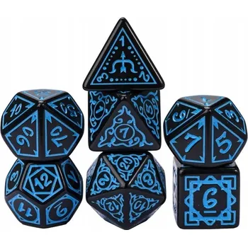Příslušenství k deskovým hrám DRUID – SADA KOSTEK RPG (7 KOSTEK)