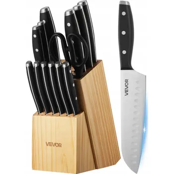 Kuchyňský nůž Sada kuchyňských nožů 15 ks Z Nerezové Oceli pro domácí kuchaře