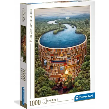 Puzzle Clementoni 1000dílné Puzzle 1000 HQ Bibliodame Puzzle