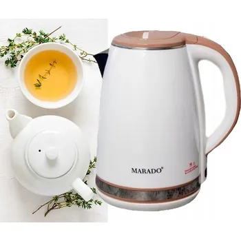 Rychlovarná konvice RYCHLOVARNÁ KONVICE MARADO TICHÁ 2,2L SUPER VÝKONNÁ 1500W MA-0201 BÍLÁ