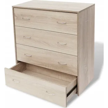 Komoda Komoda VidaXL 60 x 30,5 x 71 cm dub přírodní mat
