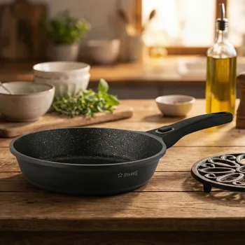 Pánev Mramorovaná pánev s odnímatelnou rukojetí STARKE PRO SVART 24 cm