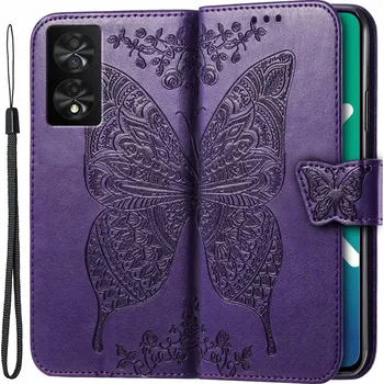 Pouzdro na mobilní telefon Flipové pouzdro XGSM pro TCL 40 NXTPAPER fialové