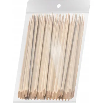 OCHO NAILS Dřevěné tyčinky na kůžičku 15 cm 100 ks