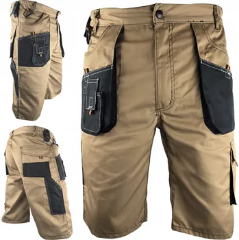 Pánské kraťasy Pracovní kalhoty Specto krátké béžové montérkové BOZP vel.