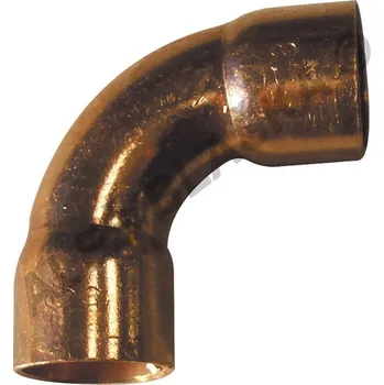 Instalatérský materiál CU 5002 A Měděný pájecí oblouk (koleno) 90° A x A (pro k pájení, letovací - měď) - 64 CU.5002A